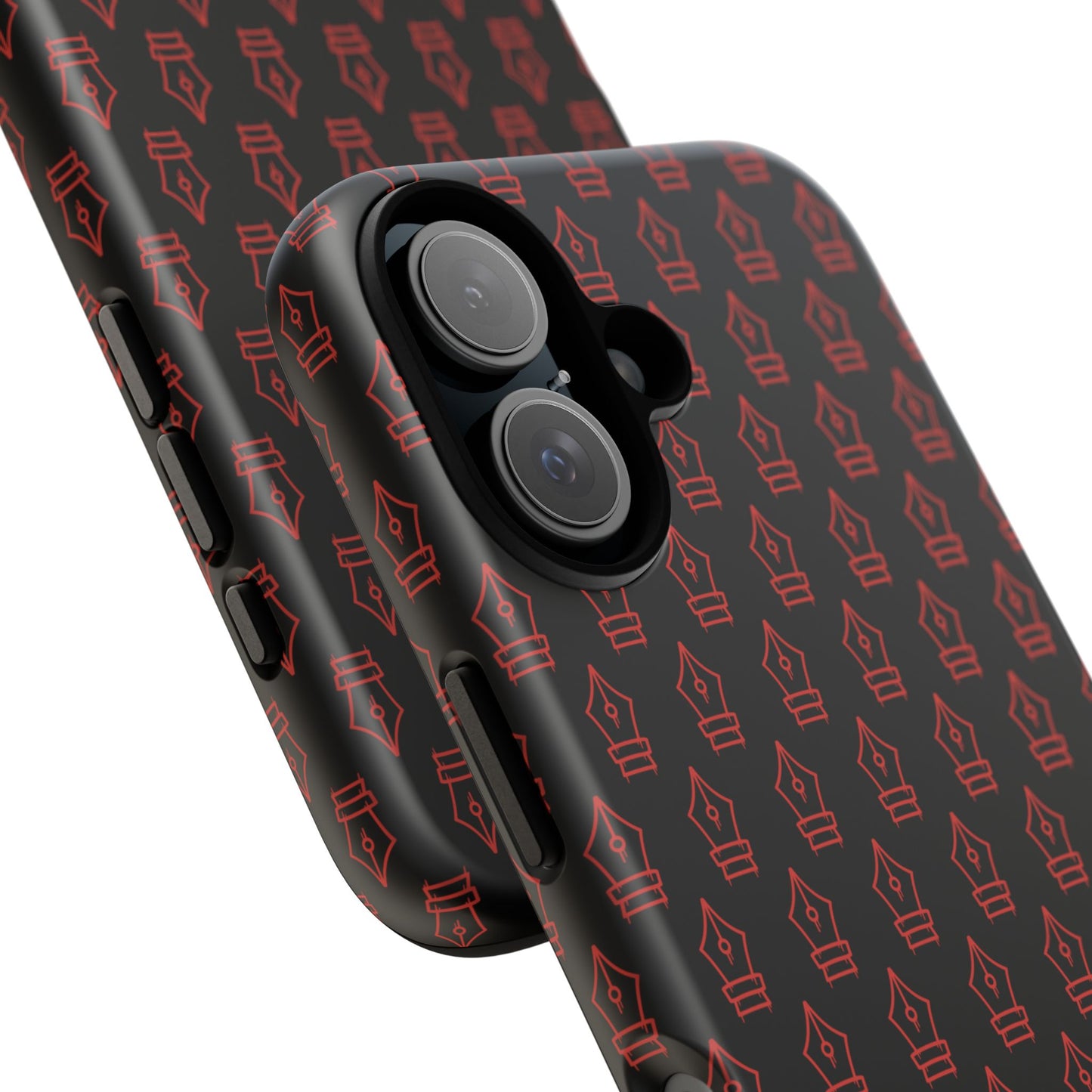 Inked Legacy Pattern Tough Case – Red Script Edition