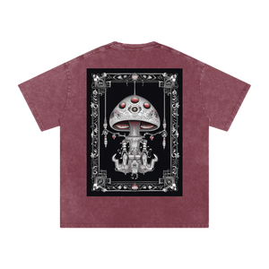 Inked Legacy - Acid Wash Gothic Mushroom Tee