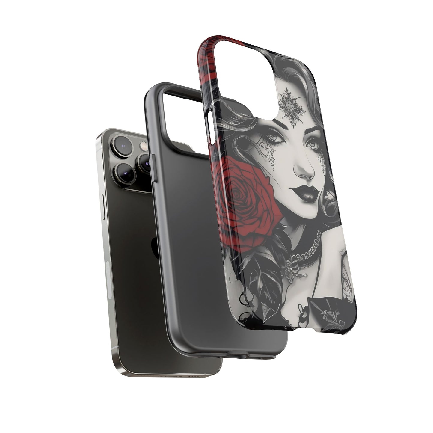 Crimson Muse Tough Case – Rose Ink Edition