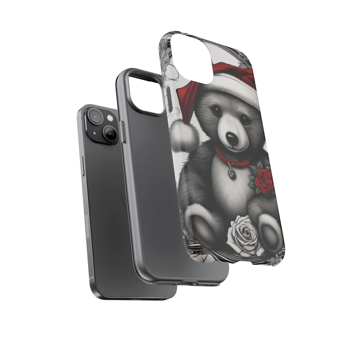 Frost Bear Tough Case – Holiday Rose Edition