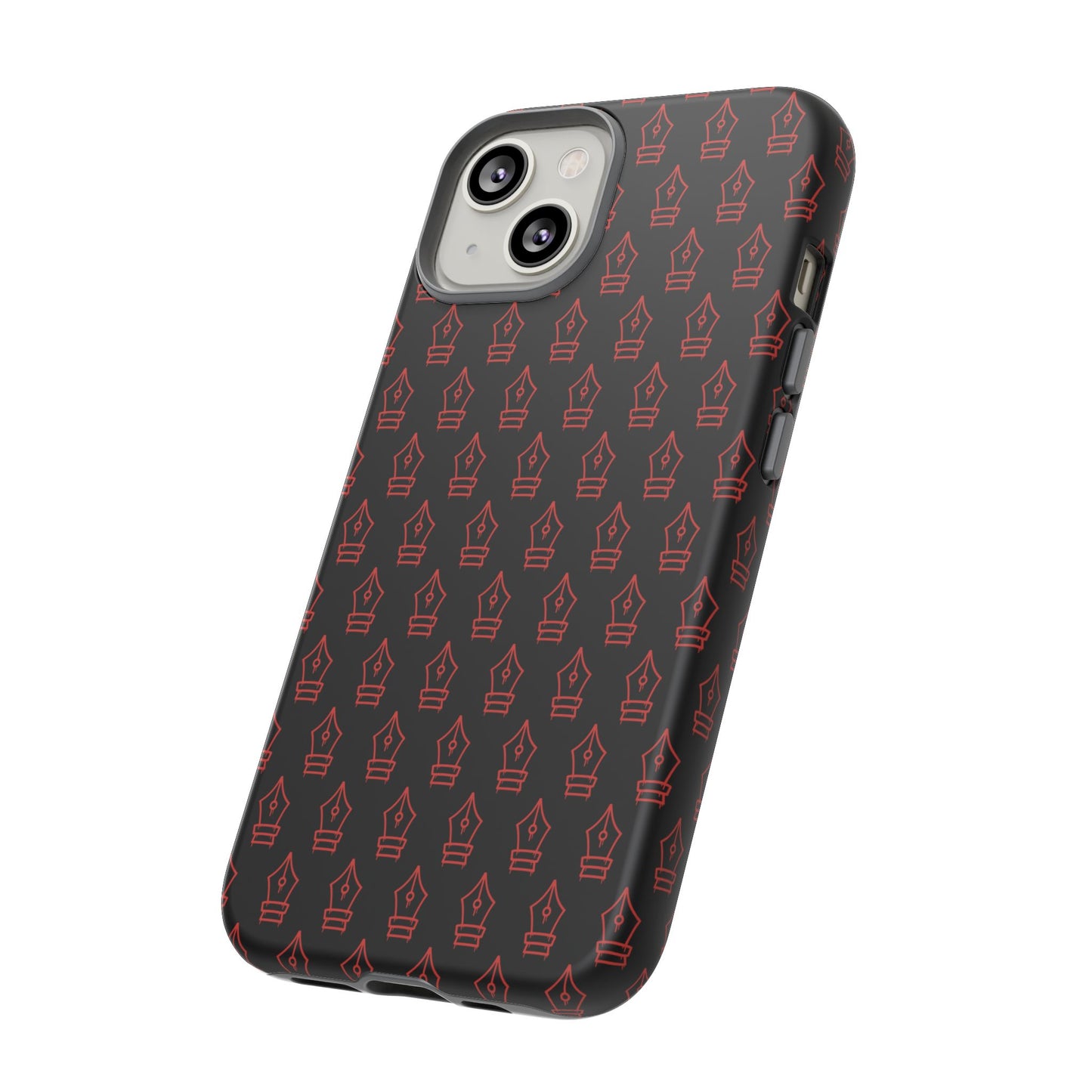 Inked Legacy Pattern Tough Case – Red Script Edition