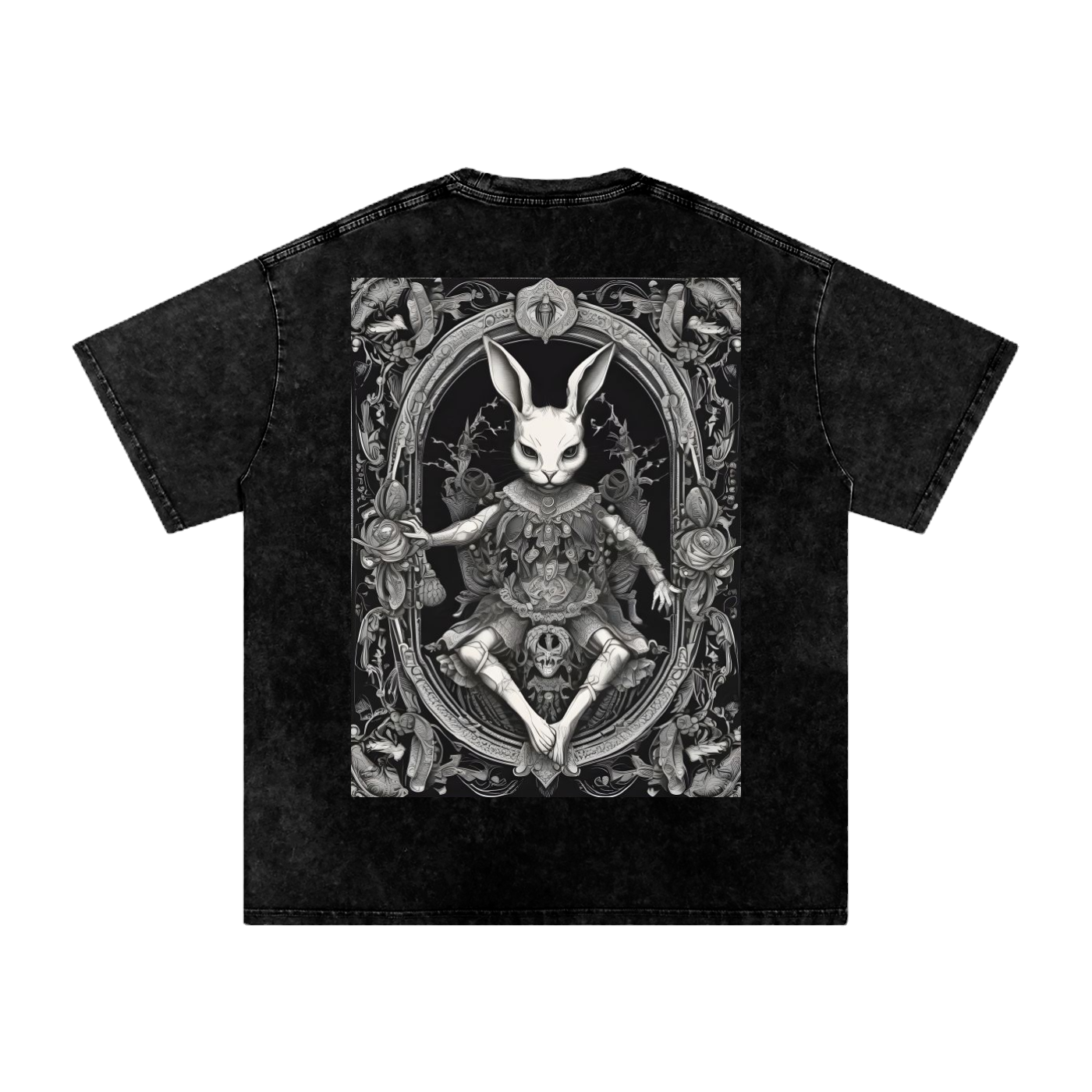 Inked Legacy - Acid Wash Rabbit of Shadows Tee