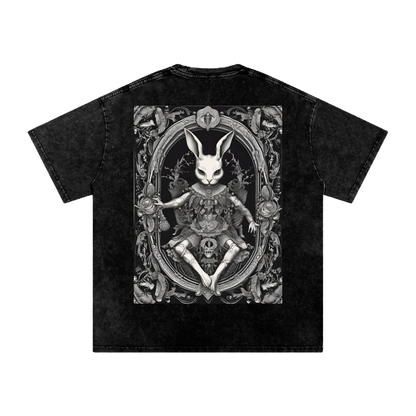 Inked Legacy - Acid Wash Rabbit of Shadows Tee