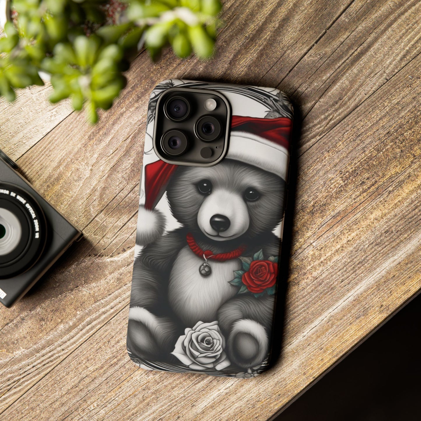 Frost Bear Tough Case – Holiday Rose Edition