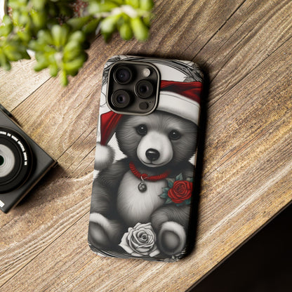 Frost Bear Tough Case – Holiday Rose Edition