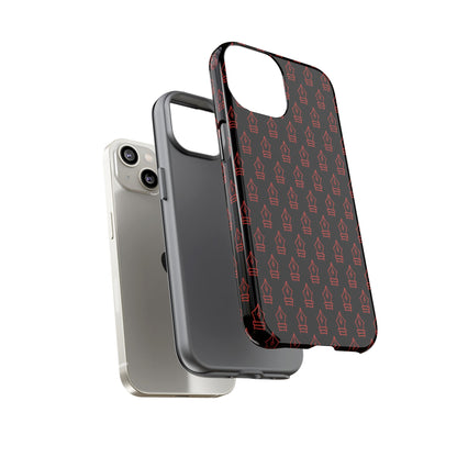 Inked Legacy Pattern Tough Case – Red Script Edition