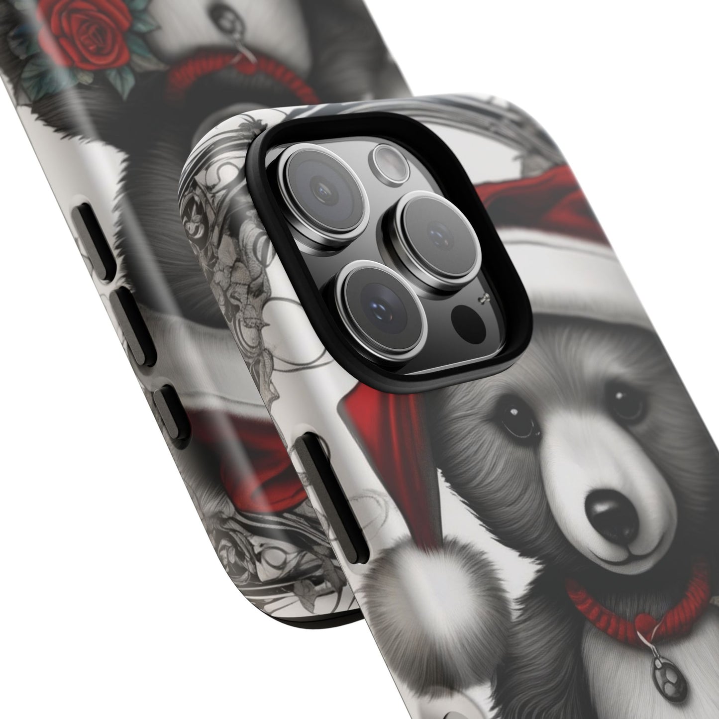 Frost Bear Tough Case – Holiday Rose Edition