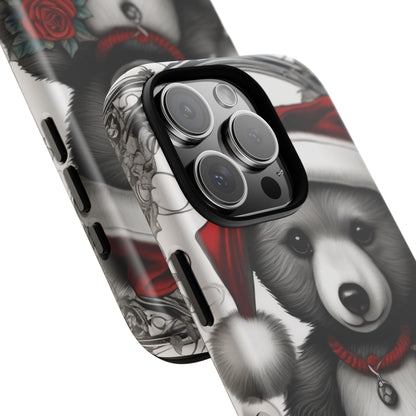 Frost Bear Tough Case – Holiday Rose Edition
