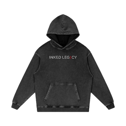 Inked Legacy - Acid Wash Shadow King Hoodie