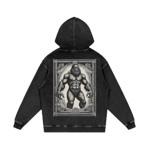 Inked Legacy - Acid Wash Beast Hoodie