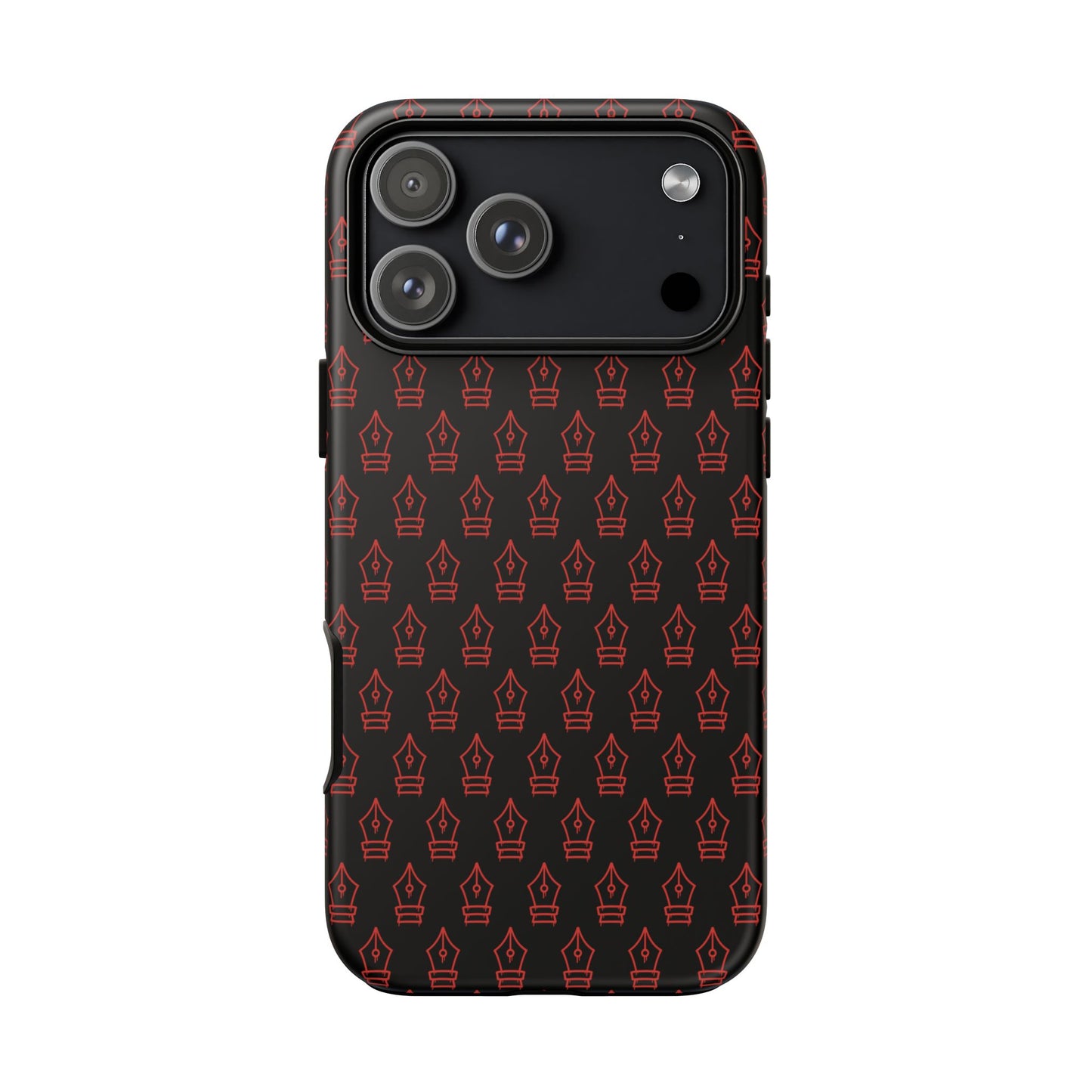Inked Legacy Pattern Tough Case – Red Script Edition