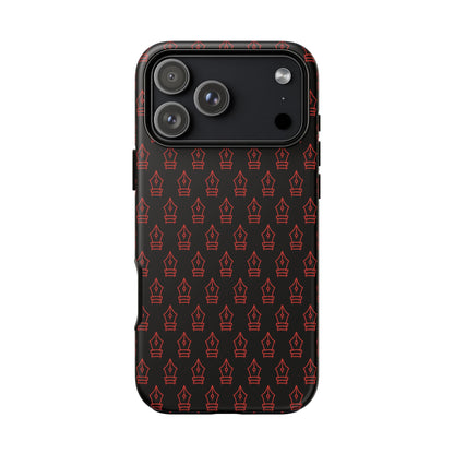 Inked Legacy Pattern Tough Case – Red Script Edition