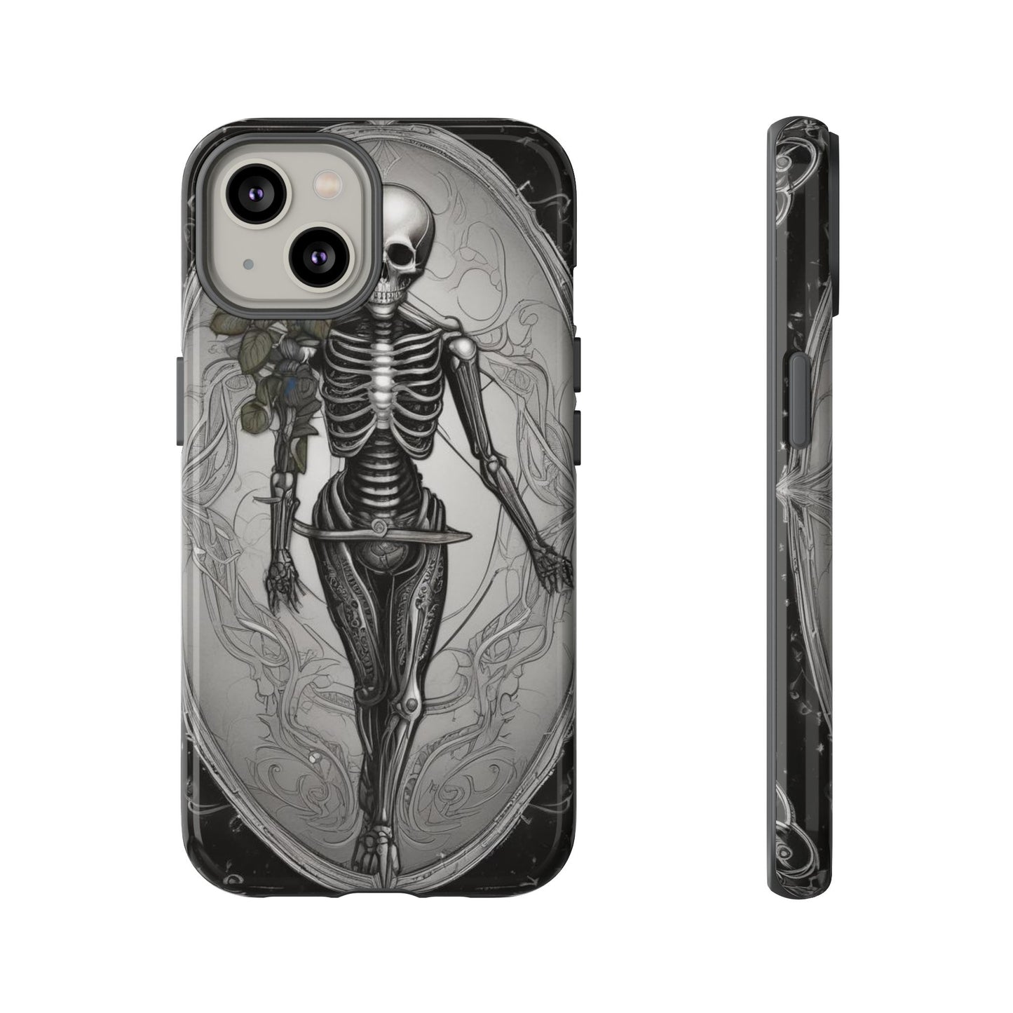 Eternal Bloom Tough Case – Skeleton Rose Edition