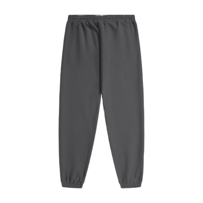 Gray sweatpants on a white background