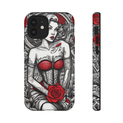 Scarlet Siren Tough Case – Rose Tattoo Edition