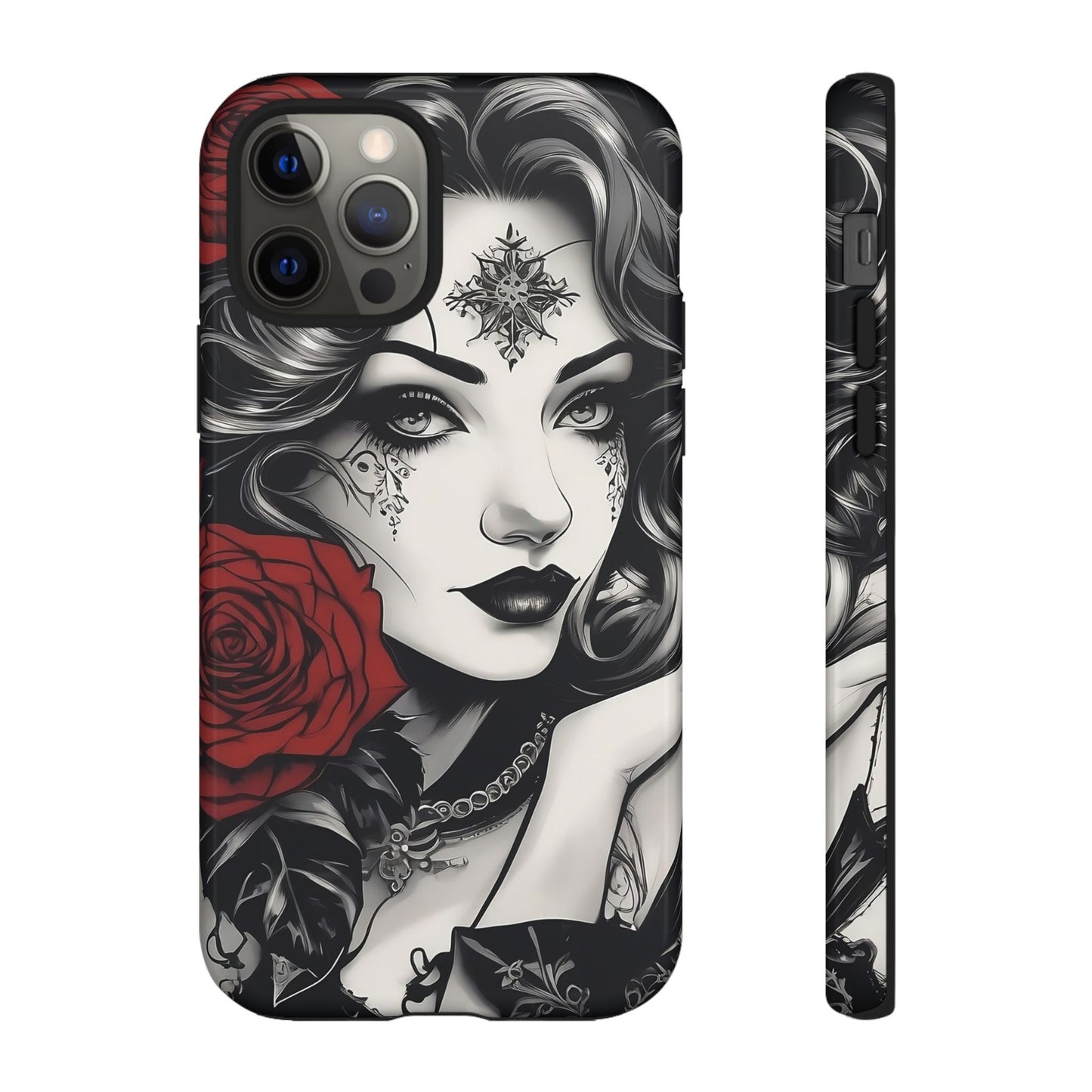 Crimson Muse Tough Case – Rose Ink Edition