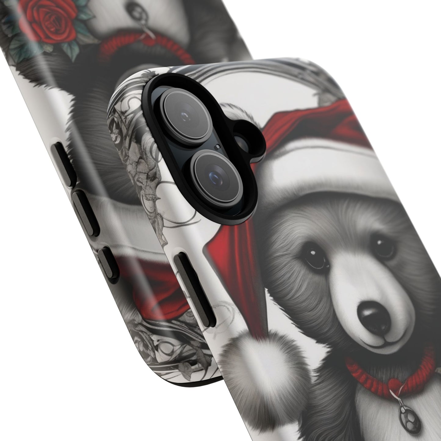 Frost Bear Tough Case – Holiday Rose Edition