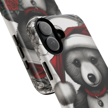 Frost Bear Tough Case – Holiday Rose Edition