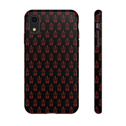 Inked Legacy Pattern Tough Case – Red Script Edition