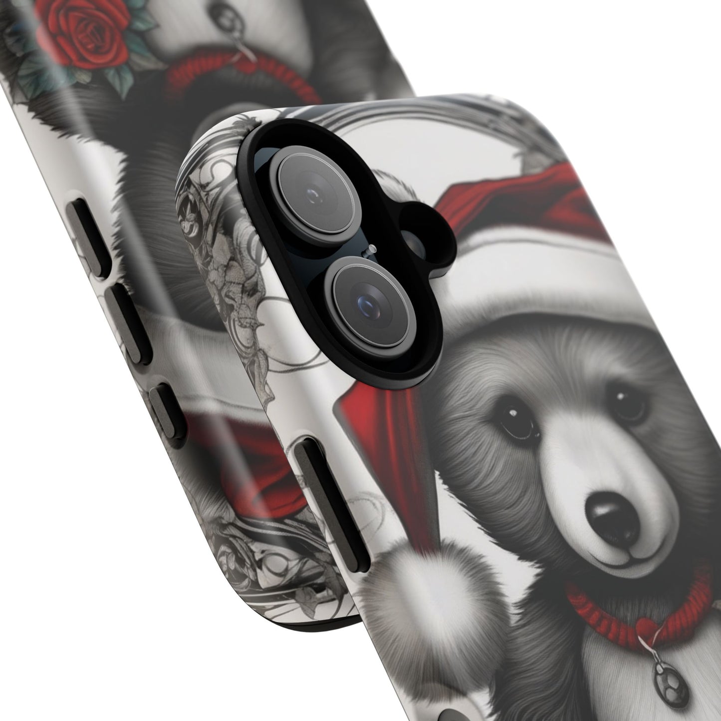 Frost Bear Tough Case – Holiday Rose Edition