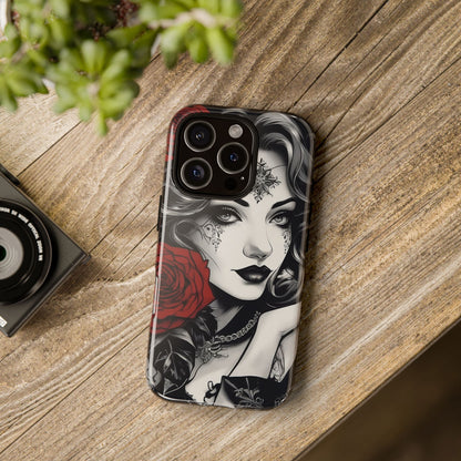 Crimson Muse Tough Case – Rose Ink Edition