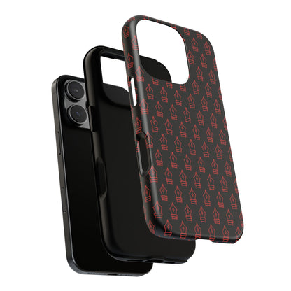 Inked Legacy Pattern Tough Case – Red Script Edition