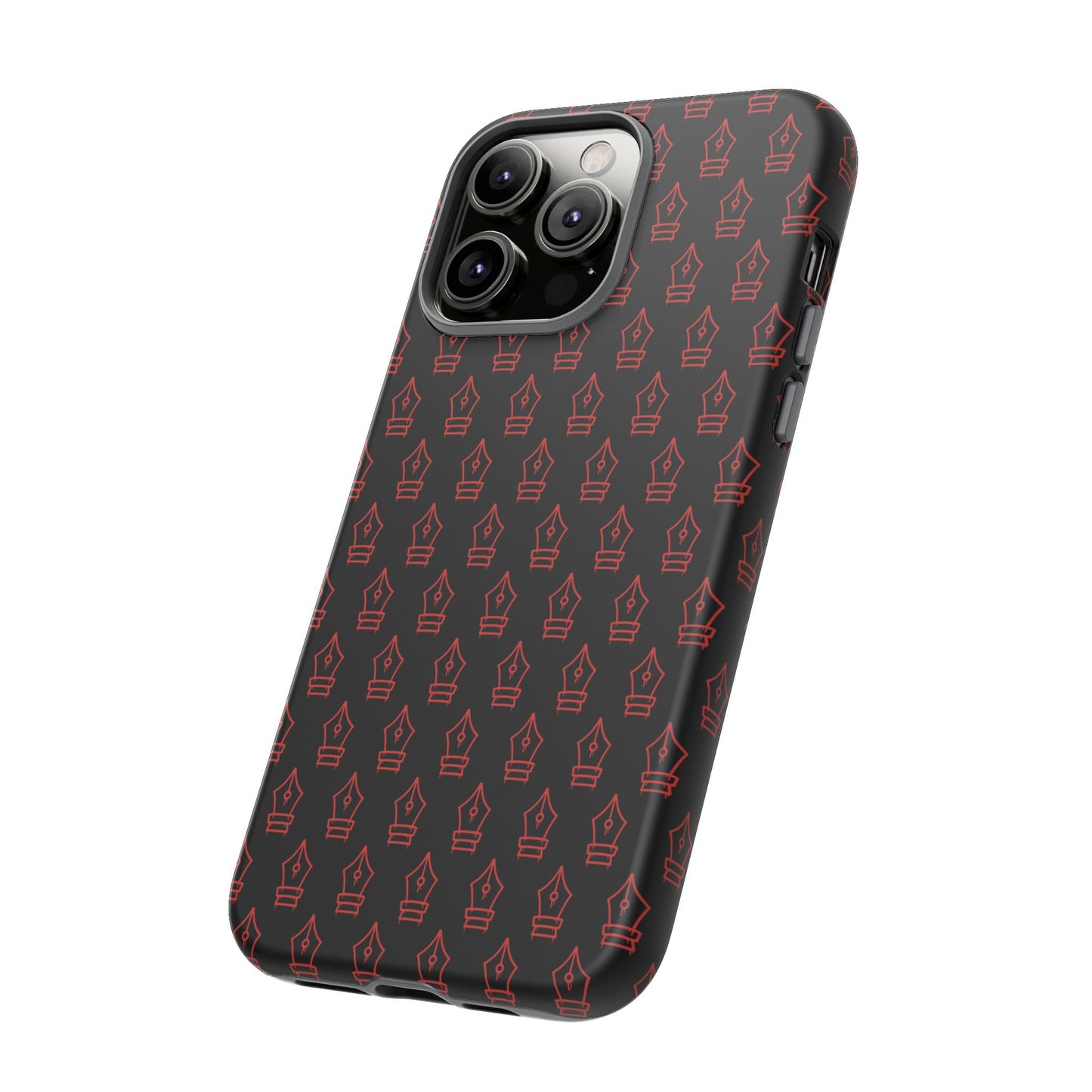 Inked Legacy Pattern Tough Case – Red Script Edition