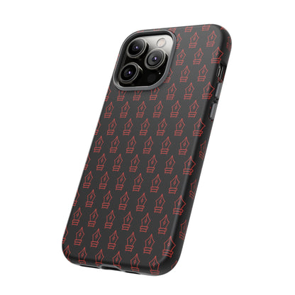 Inked Legacy Pattern Tough Case – Red Script Edition