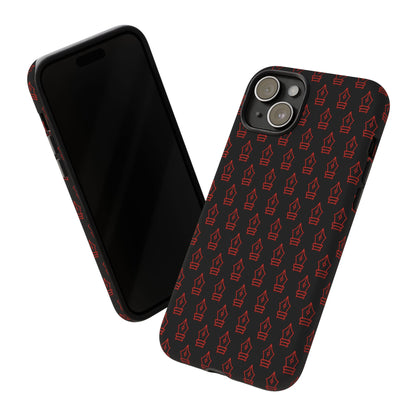 Inked Legacy Pattern Tough Case – Red Script Edition