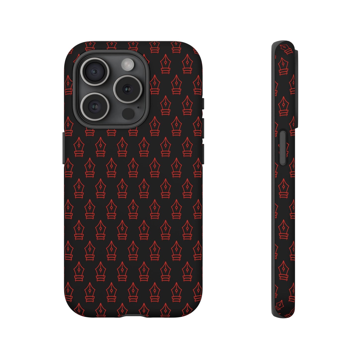 Inked Legacy Pattern Tough Case – Red Script Edition