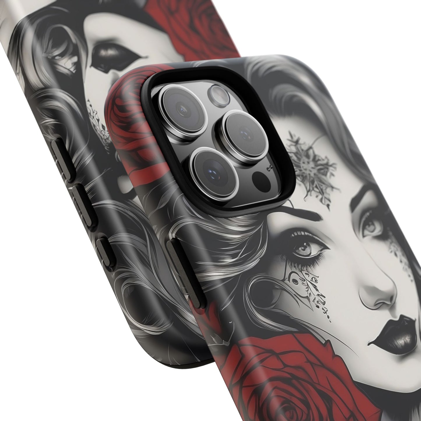 Crimson Muse Tough Case – Rose Ink Edition