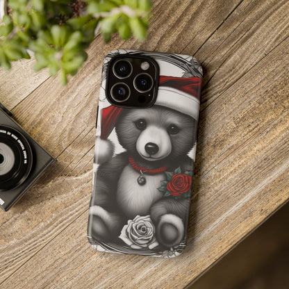 Frost Bear Tough Case – Holiday Rose Edition