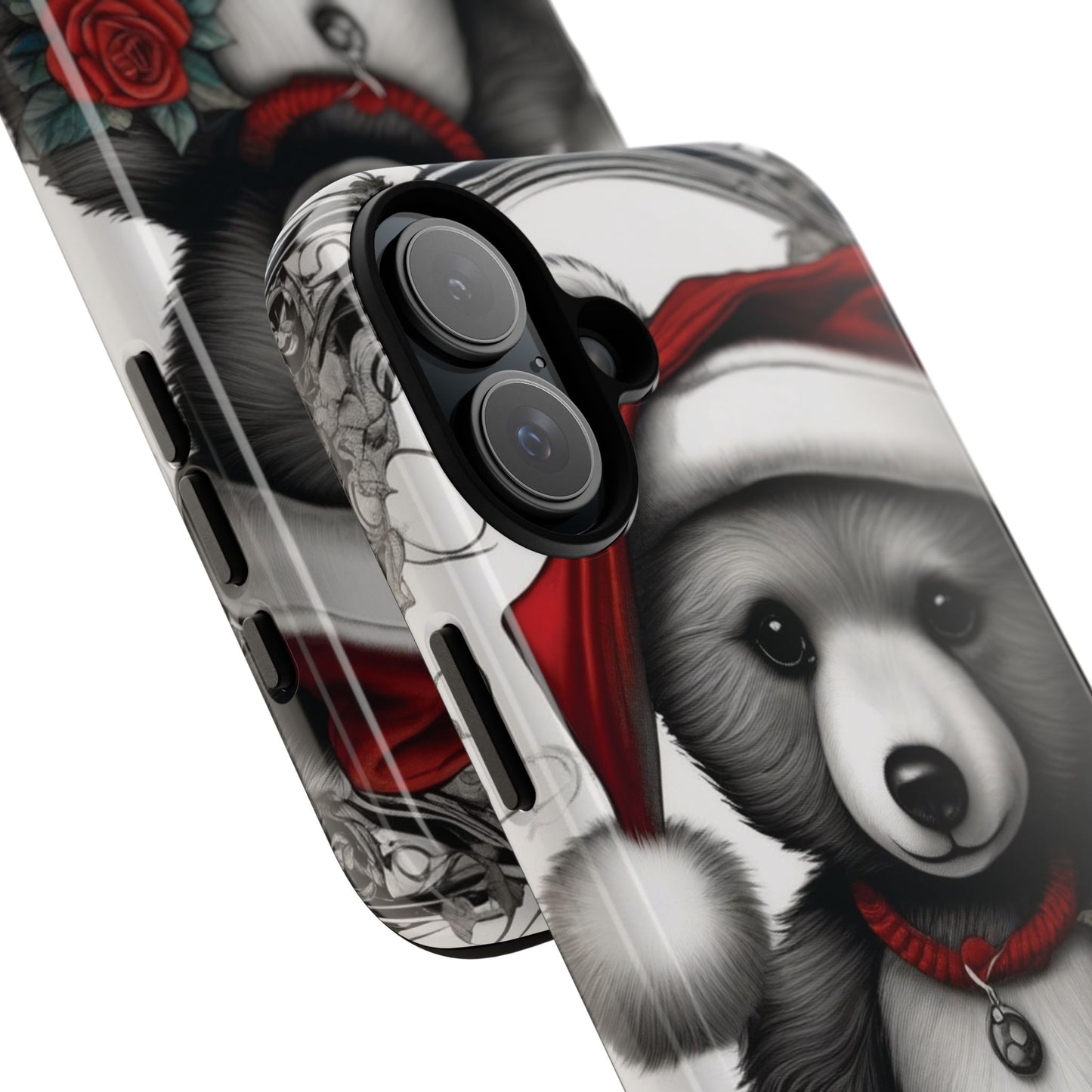 Frost Bear Tough Case – Holiday Rose Edition