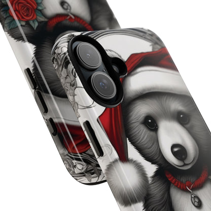 Frost Bear Tough Case – Holiday Rose Edition