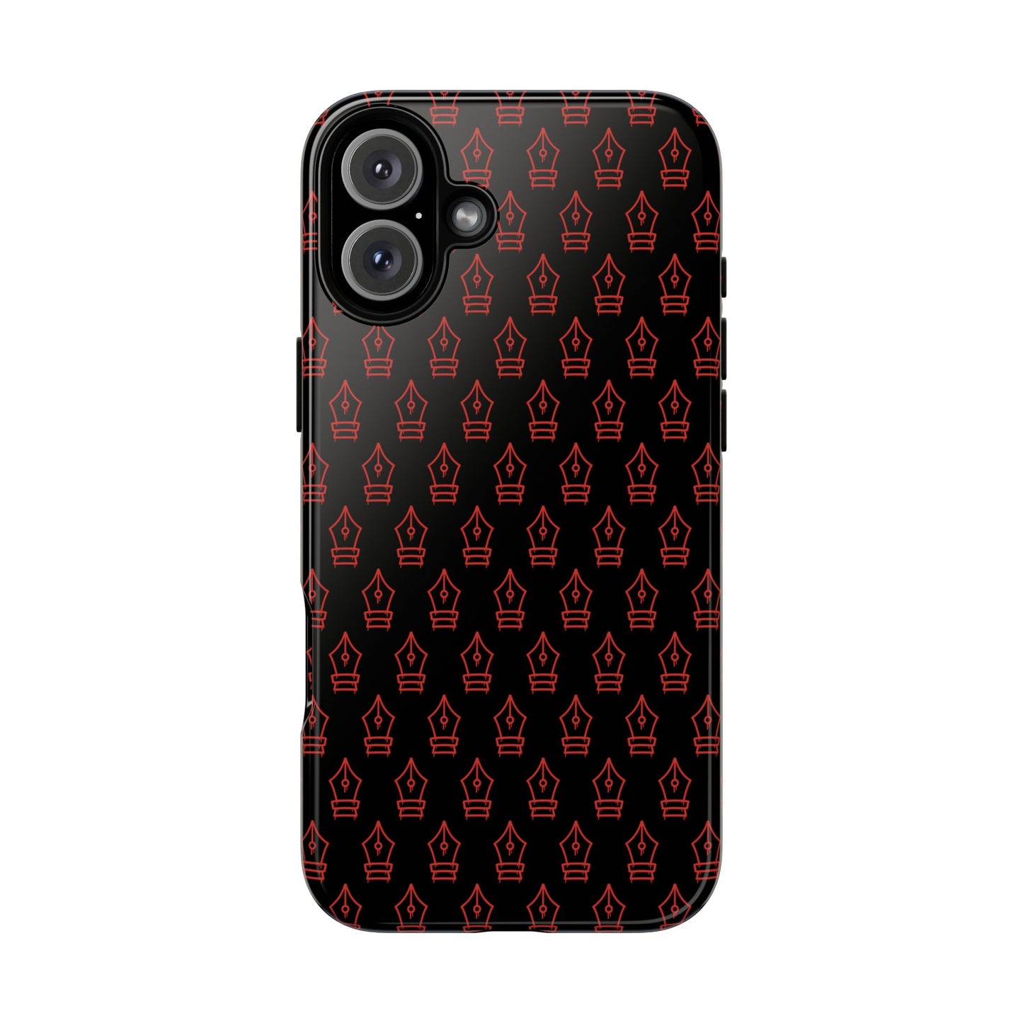 Inked Legacy Pattern Tough Case – Red Script Edition