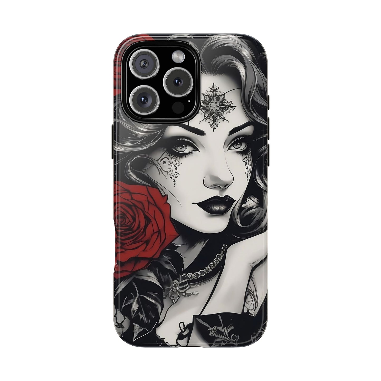 Crimson Muse Tough Case – Rose Ink Edition