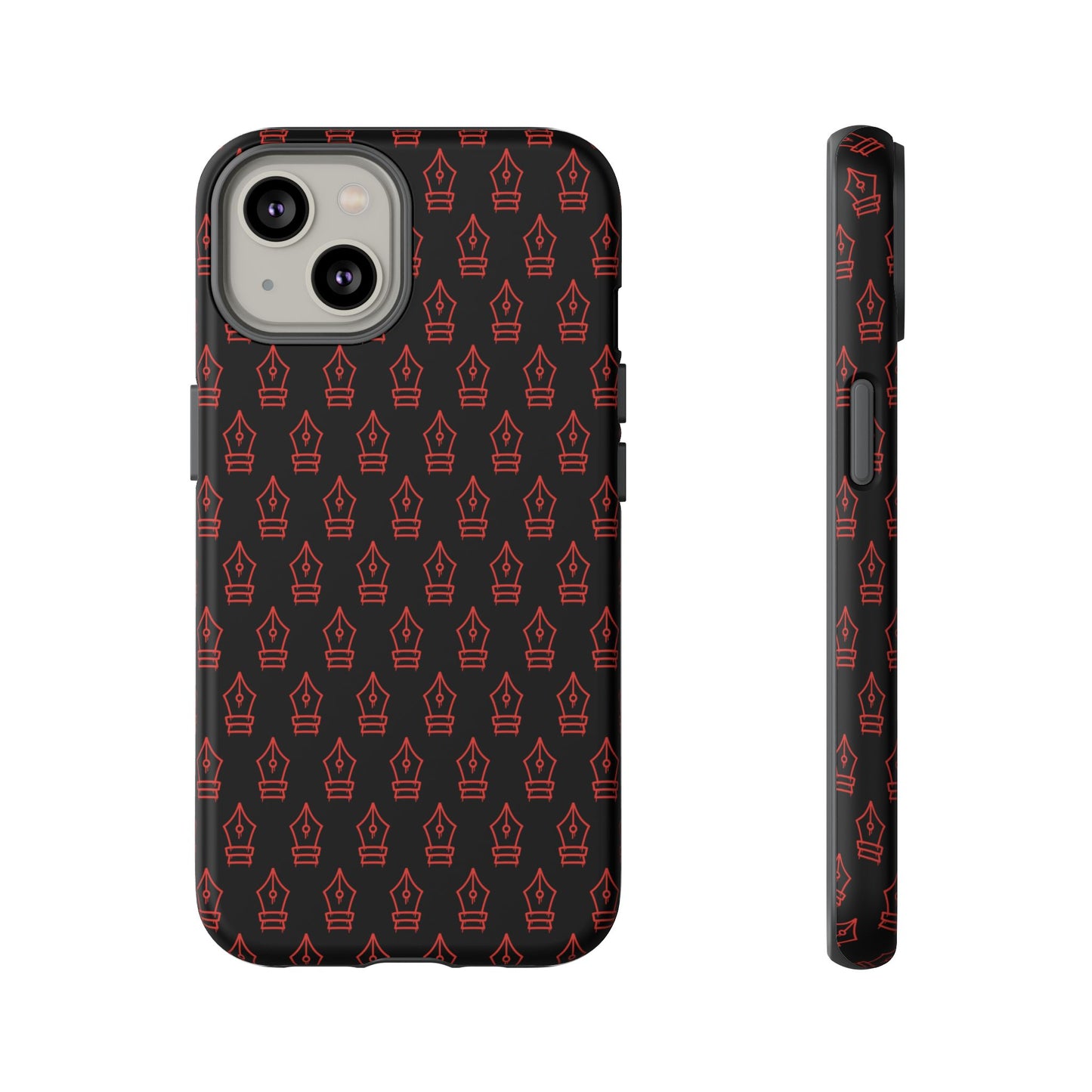 Inked Legacy Pattern Tough Case – Red Script Edition