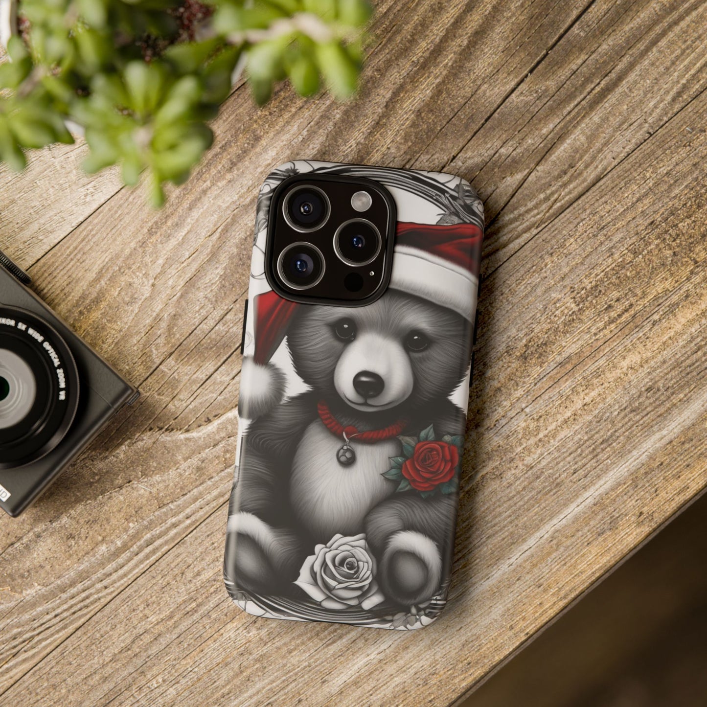 Frost Bear Tough Case – Holiday Rose Edition