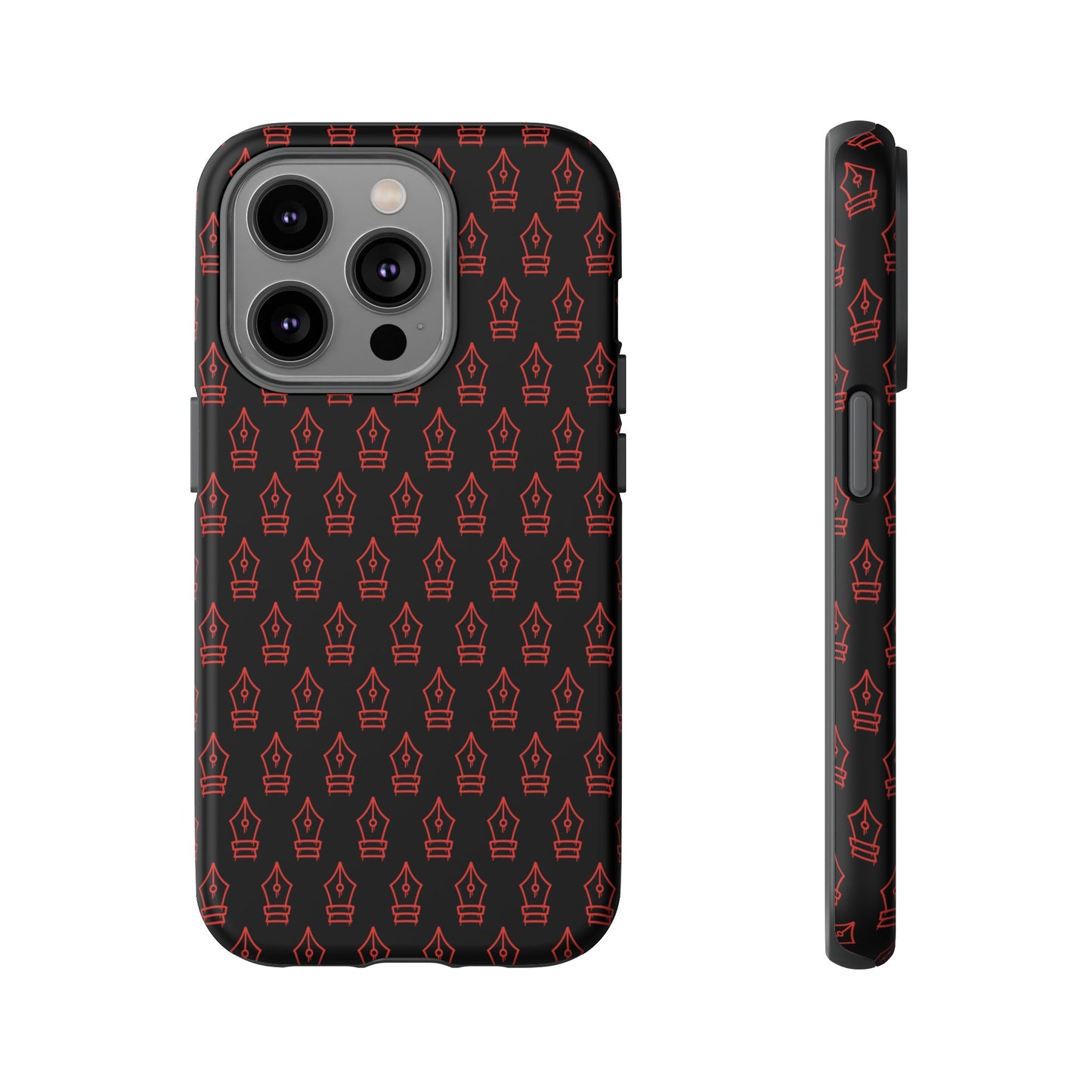 Inked Legacy Pattern Tough Case – Red Script Edition