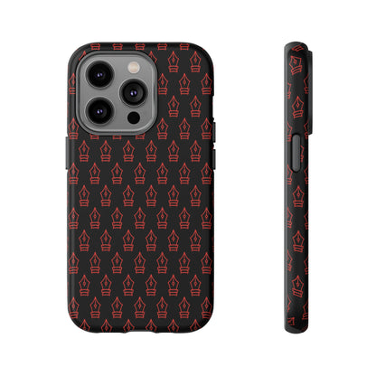 Inked Legacy Pattern Tough Case – Red Script Edition