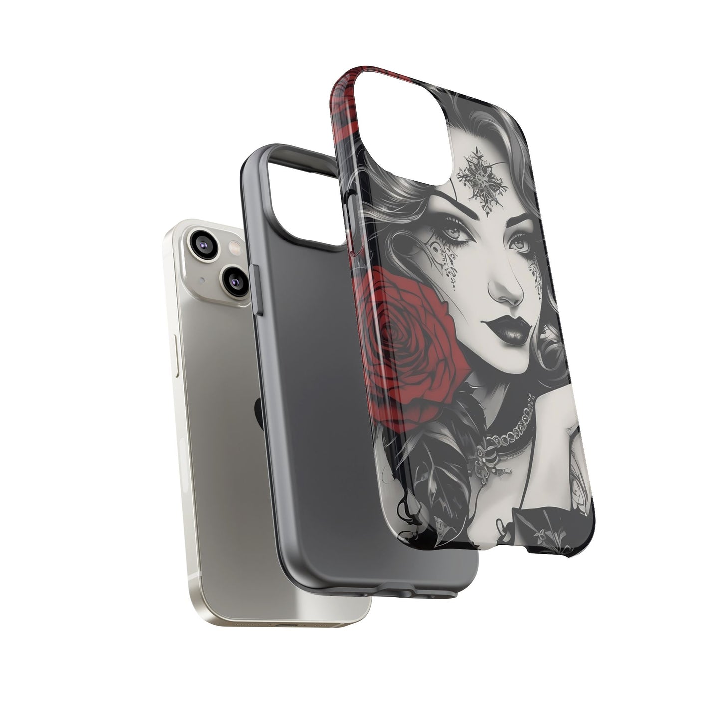 Crimson Muse Tough Case – Rose Ink Edition