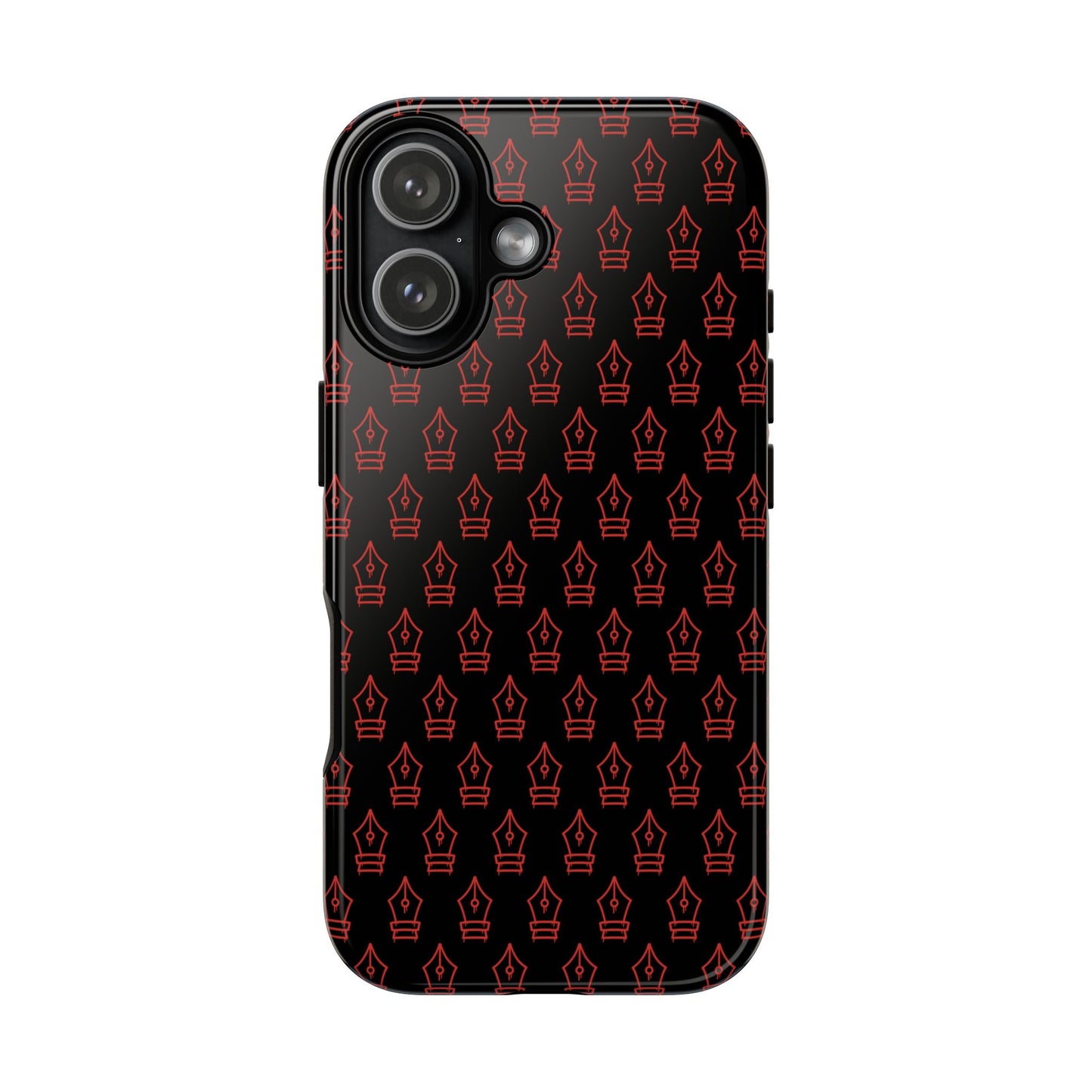 Inked Legacy Pattern Tough Case – Red Script Edition