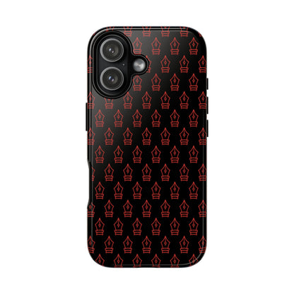 Inked Legacy Pattern Tough Case – Red Script Edition