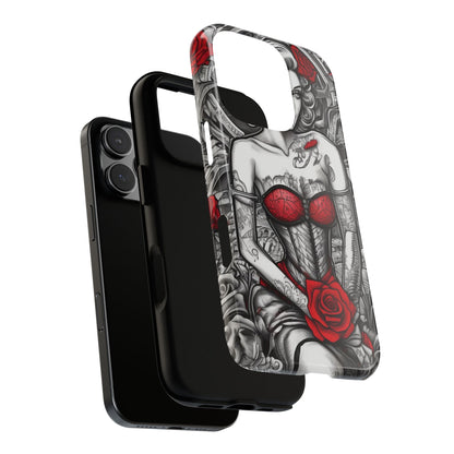 Scarlet Siren Tough Case – Rose Tattoo Edition
