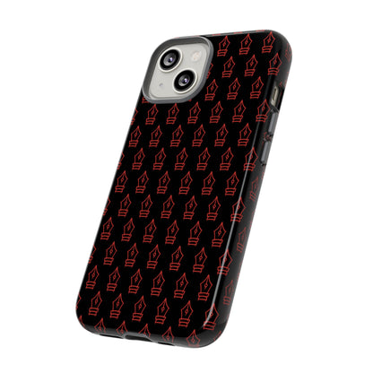 Inked Legacy Pattern Tough Case – Red Script Edition