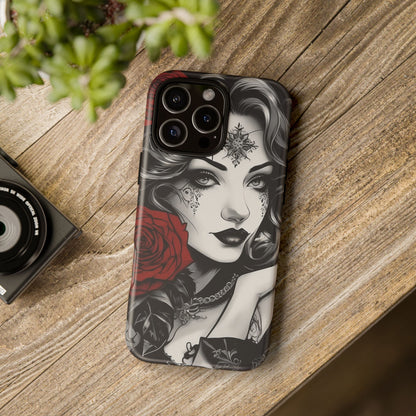 Crimson Muse Tough Case – Rose Ink Edition