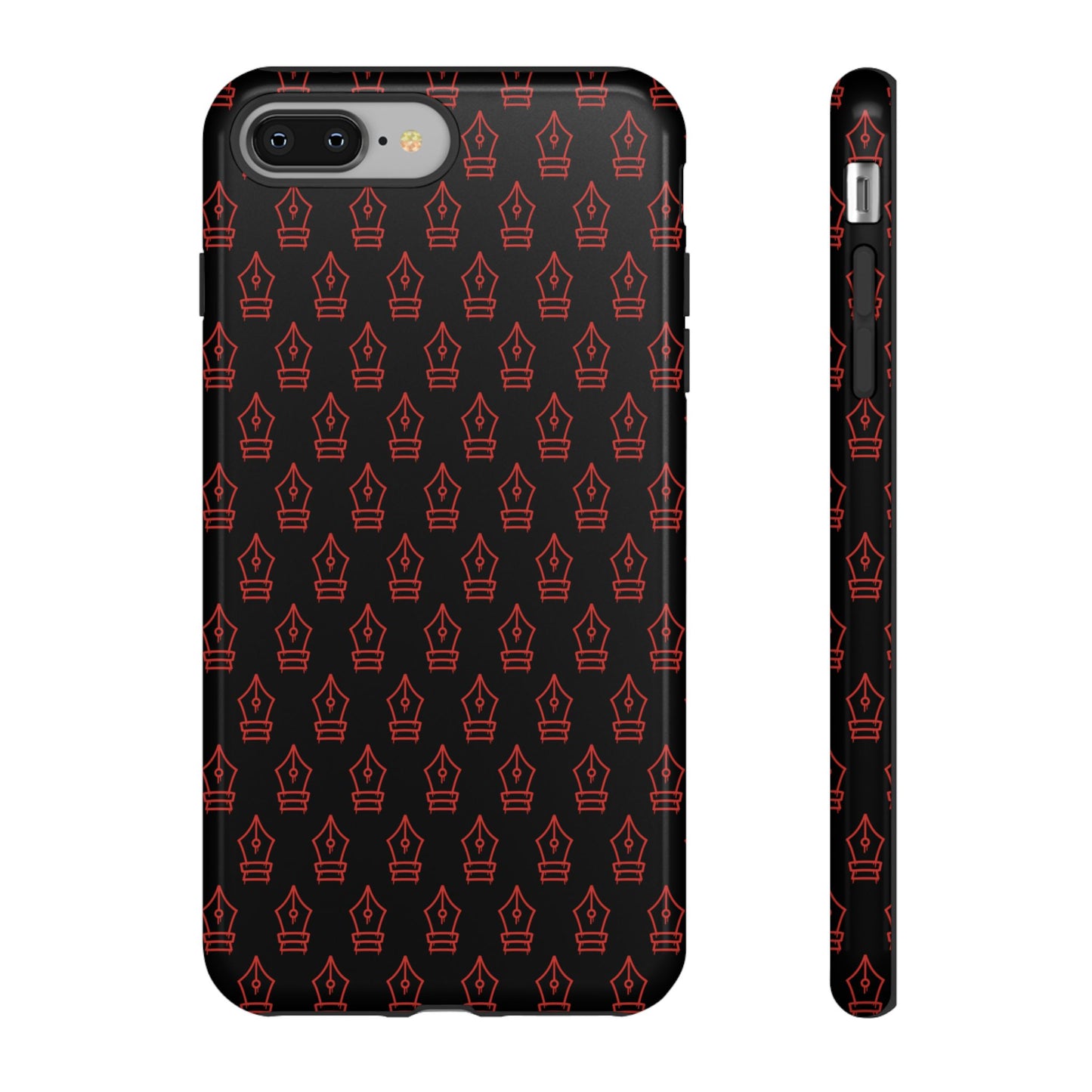Inked Legacy Pattern Tough Case – Red Script Edition