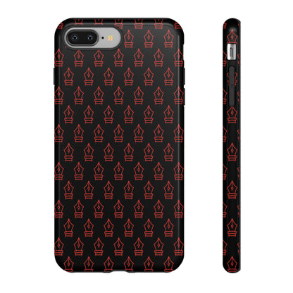 Inked Legacy Pattern Tough Case – Red Script Edition