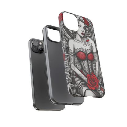 Scarlet Siren Tough Case – Rose Tattoo Edition