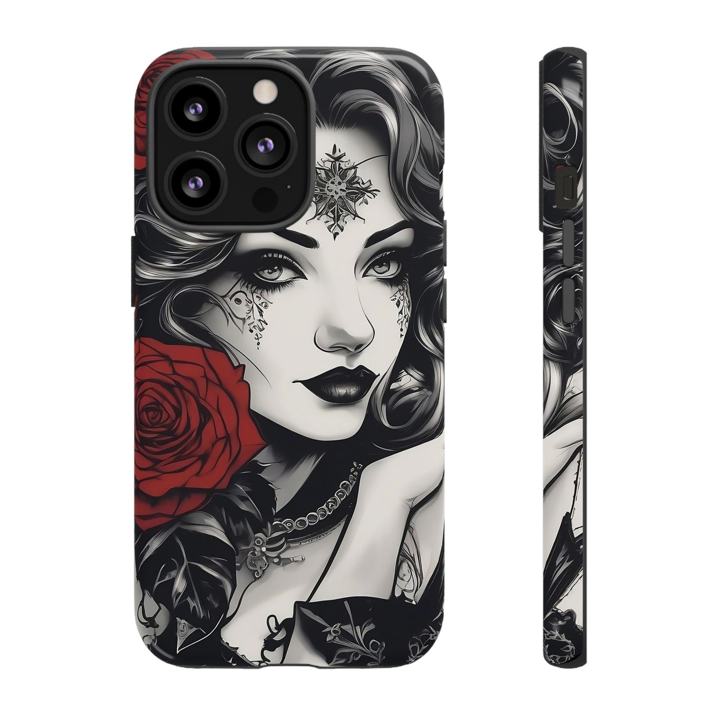 Crimson Muse Tough Case – Rose Ink Edition